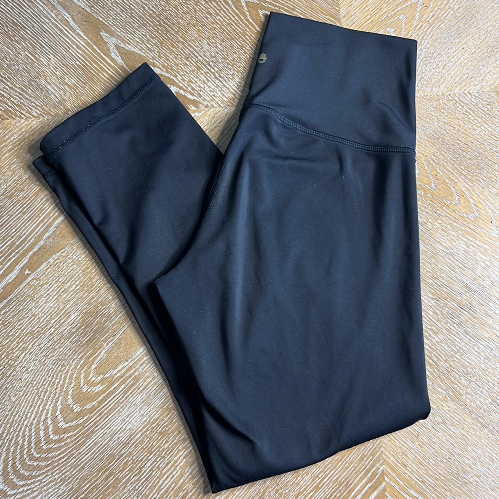 SPIRITUAL GANGSTER Black Crop Leggings S